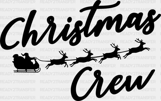 Christmas Crew Deer DTF Transfer ready2transfer