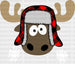 Christmas Deer DTF Transfer ready2transfer White