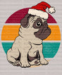 Christmas Dog DTF Transfer ready2transfer