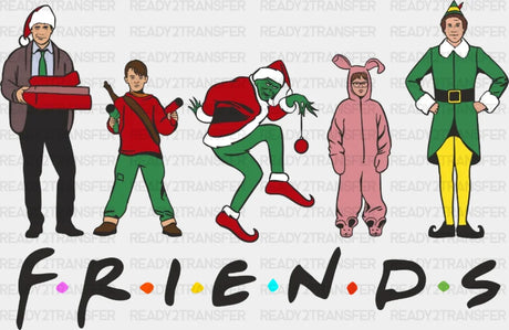 Christmas Friends Dtf Transfer