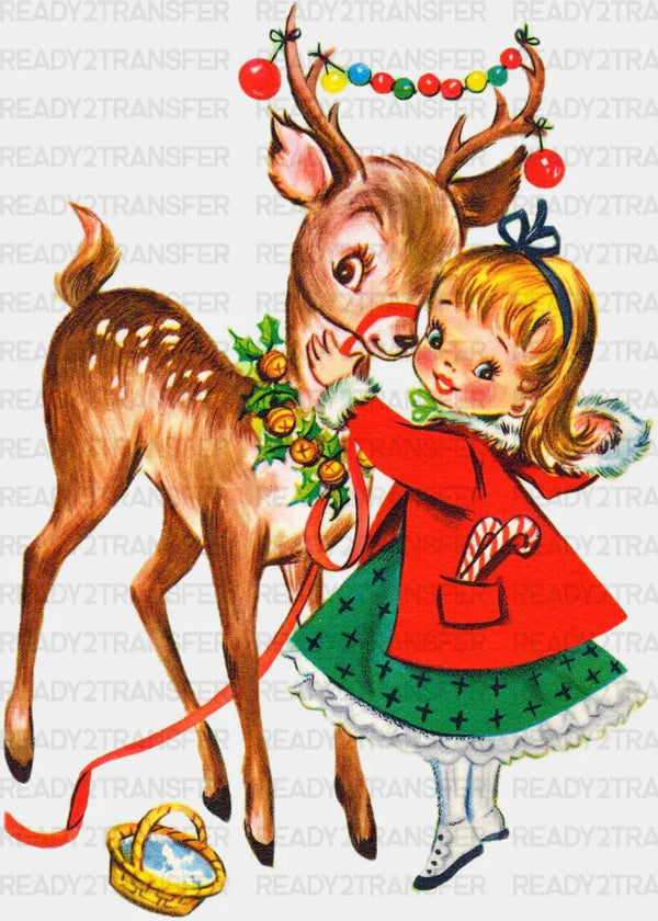 CHRISTMAS GIRL DTF Transfer