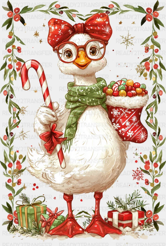Christmas Goose - Christmas DTF Transfer
