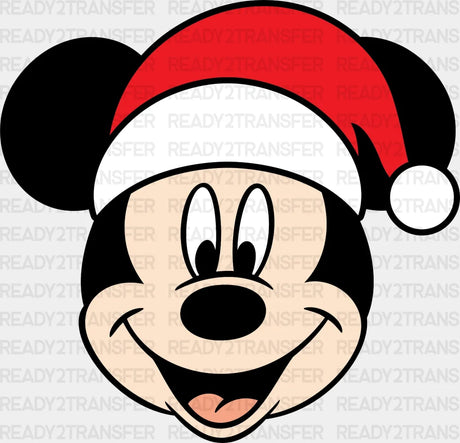 Christmas Hat Mickey Dtf Transfer