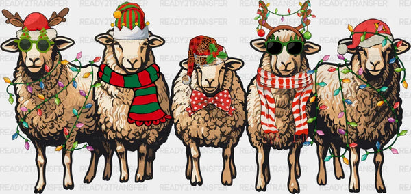 CHRISTMAS SHEEPS DTF Transfer