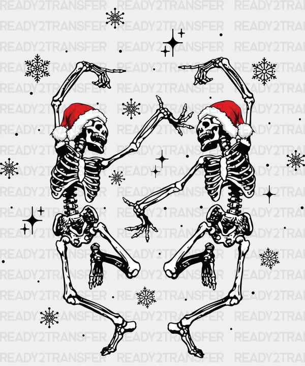 CHRISTMAS SKELETONS DTF Transfer
