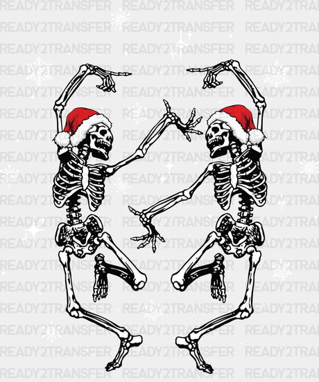 Christmas Skeletons Dtf Transfer