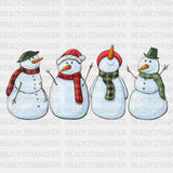 Christmas Snowman Dtf Transfer