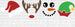 Christmas Squad DTF Transfer ready2transfer White