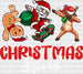CHRISTMAS SQUAD DTF Transfer ready2transfer White