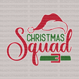 CHRISTMAS SQUAD HAT DTF Transfer - ready2transfer