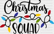 Christmas Squad Lights Dtf Transfer