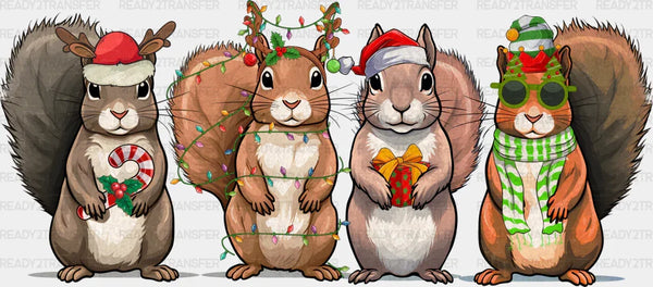 CHRISTMAS SQUIRREL DTF Transfer