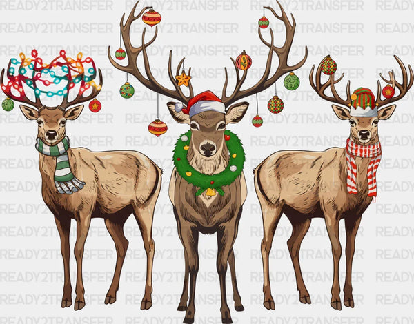 CHRISTMAS SWEET DEERS DTF Transfer