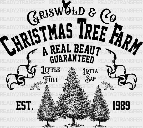 Christmas Tree Farm DTF Transfer