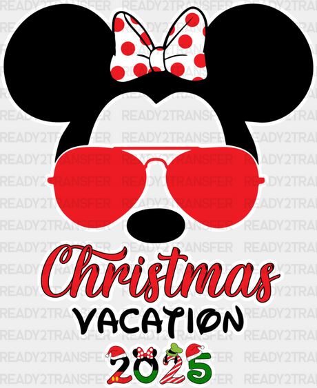 Christmas Vacation 2025 Mickey And Minnie - Disney Iron On Dtf Transfer Adult Unisex S & M