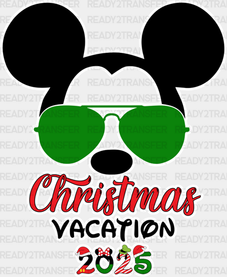 Christmas Vacation 2025 Mickey And Minnie - Disney Iron On Dtf Transfer Adult Unisex S & M