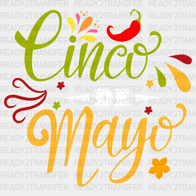 Cinco De Mayo 4 DTF Transfer