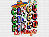 Cinco Cinco De Mayo Mayo DTF Transfer