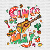 Cinco De Mayo Fun DTF Transfer