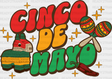 Cinco De Mayo Maracas - Dtf Heat Transfer