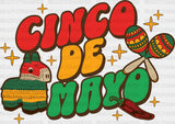Cinco De Mayo Maracas - Cinco De Mayo DTF heat transfer ready2transfer