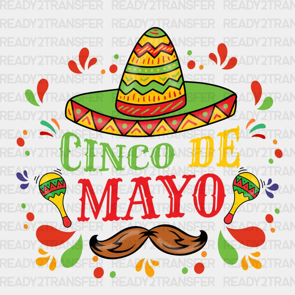 Cinco De Mayo Mexico DTF Transfer