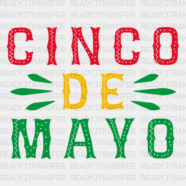 Cinco De Mayo Simple DTF Transfer