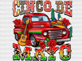 Cinco De Mayo Truck 2 DTF Transfer