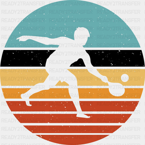 Circular Pickleball Design - Pickleball DTF Transfers