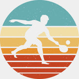 Circular Pickleball Design - Pickleball DTF Transfers ready2transfer Light Color Design (See Imaging)