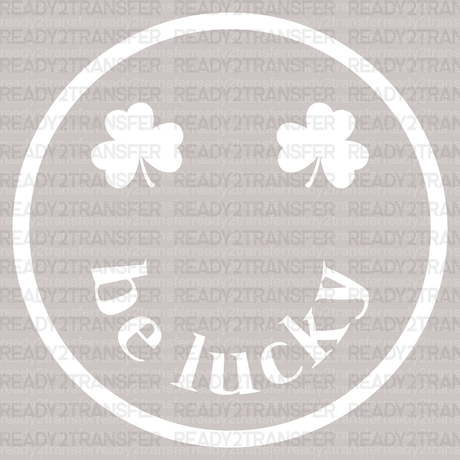 Clover Be Lucky Smiley DTF Transfer - ready2transfer