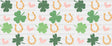 Clover Horseshoe Heart - St Patrick Cup Wrap Uv Sticker Permanent Dtf Decal