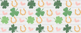 Clover Horseshoe Heart - St Patrick Cup Wrap Uv Sticker Permanent Dtf Decal