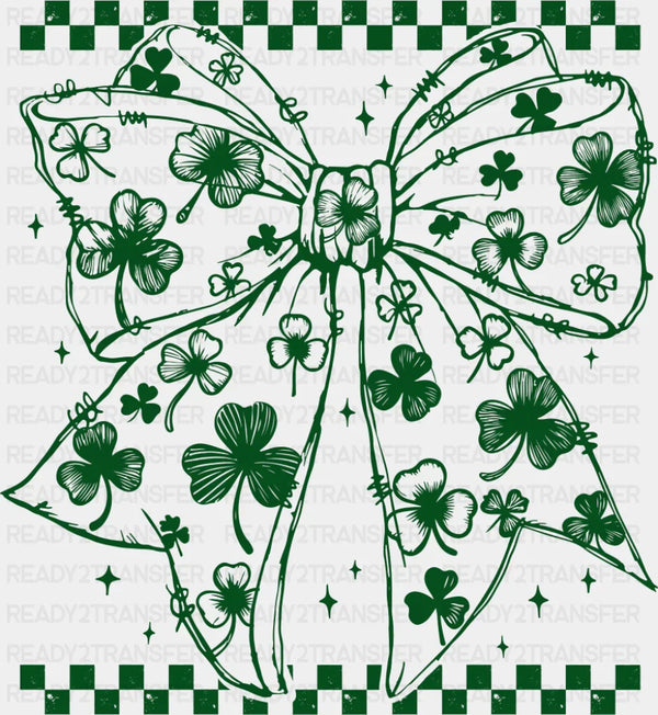 Clover Patterned Clover - St. Patrick's Day DTF Transfer