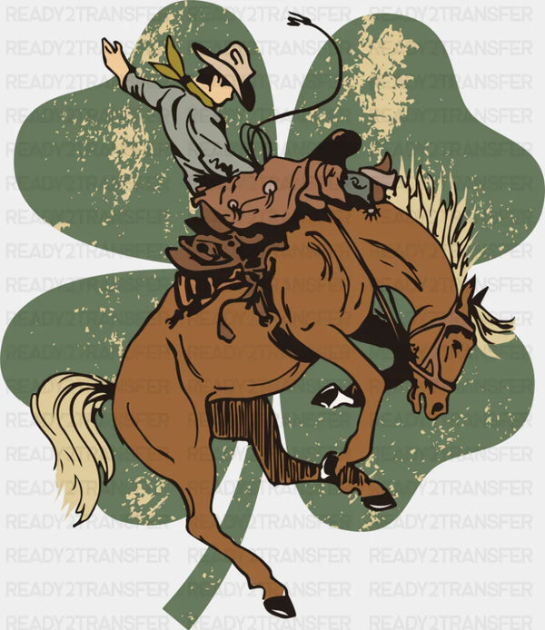 Clover Rodeo Design - St. Patrick's Day DTF Transfer
