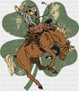 Clover Rodeo Design - St. Patrick’s Day DTF Transfer