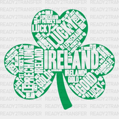 Clover St. Patrick’s Day Dtf Heat Transfer Saint Patricks Design St Paddys