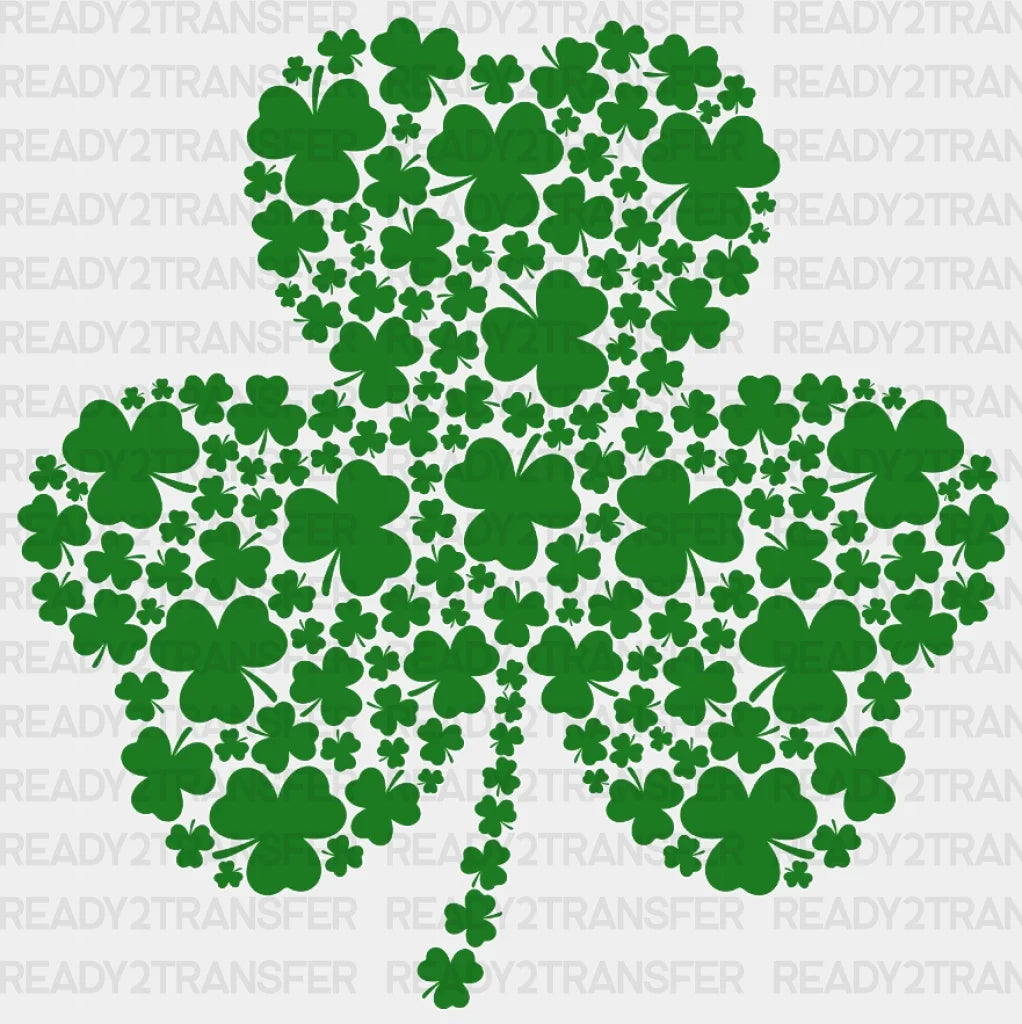 Clover St. Patrick’s Day Dtf Heat Transfer Saint Patricks Design St Paddys