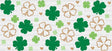 Clovers And Hearts - St Patrick Cup Wrap Uv Sticker Permanent Dtf Decal