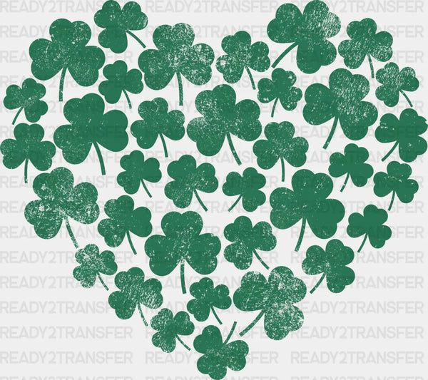 Clovers Heart St Patrick's Day DTF Transfer