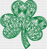 Clovers Mandala - St. Patrick’s Day DTF Transfer Adult Unisex - S & M (10’’) / Dark Color Design (See Imaging)