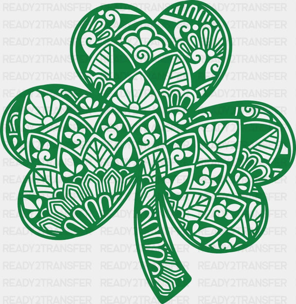 Clovers Mandala - St. Patrick's Day DTF Transfer