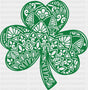Clovers Mandala - St. Patrick’s Day DTF Transfer Adult Unisex - S & M (10’’) / Dark Color Design (See Imaging)