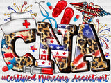 Cna 4Th Of July Design - Dtf Transfers
