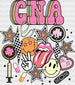CNA Doodles Design - CNA DTF Transfers ready2transfer Black