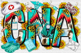 Cna Sunflowers Design - Dtf Transfers