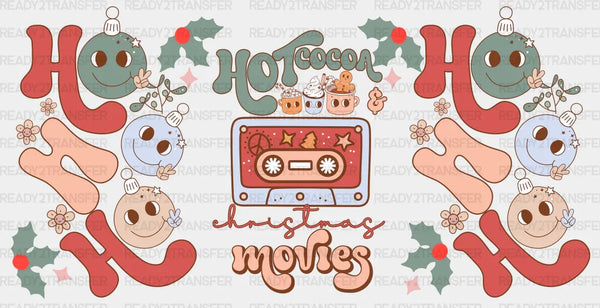 Cocoa And Movies - Christmas Cup Wrap UV Sticker Permanent UV DTF Decal