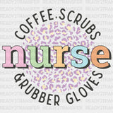 COFFEE CRUBS AND RUBBER GLOVES DTF Transfer ready2transfer