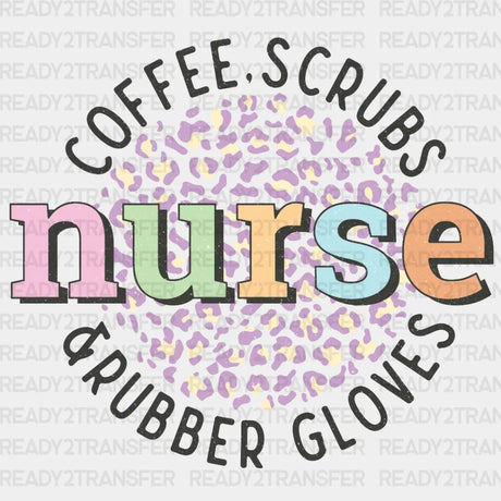 Coffee Crubs And Rubber Gloves Dtf Transfer