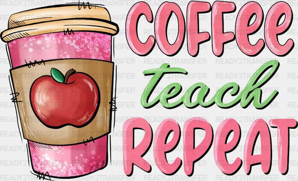 COFFEE REPEAT DTF Transfer